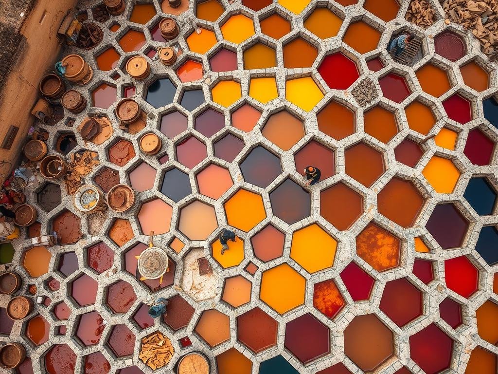 The ancient leather tanneries of Fes, a historic highlight among the best places to visit in Morocco The ancient leather tanneries of Fes, a historic highlight among the best places to visit in Morocco