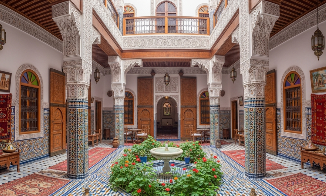 Inside a Riad: The Art and Architecture of Moroccan Design - Flying Tajine